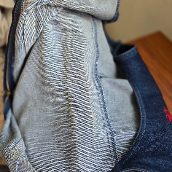 Vtg y2k Roxy Denim Mini Dress Spaghetti Strap Sleeveless Casual Sundress Summer - Picture 8 of 11